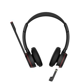 Headset Nirkabel TWS Gaming Peredam Bising dengan Tombol Mute, Armature Seimbang Mikrofon Ganda untuk Pusat Panggilan
