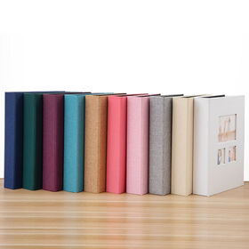 Wholesale Elegant 6-Inch 400 Sheets Large Capacity Photo Album Interstitial PP Design with Elegant Paper Cover for Families Souven