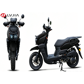 Motocicleta Eléctrica TANK Más Vendida, E-Scooter de 1500W con Batería de 72V/20Ah, Frenos Dobles de Disco-Tambor