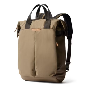 20L 2-in-1 Tote Backpack Tuck-Away Straps Padded 15" Laptop Sleeve Water-Resistant Recycled Nylon with Pop Pockets for Work Travel