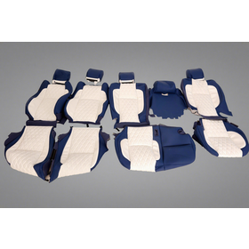 Color Customized Comfortable Leather Car Seat Covers and Interior Upgrade Kit for Various Models Including W447 V Class MPV