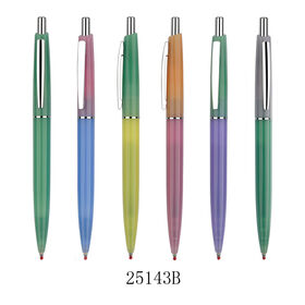 Beliebter Damen-Gel-Tintenroller mit modischem Design, transparent, zweifarbig, Fassform
