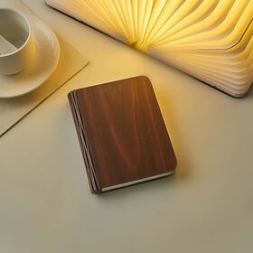 Beste Großhandel Hersteller Lieferung Faltbuch LED Nachtlicht Mehrfarbig Wechsel tragbare wiederauf ladbare Lampe Custom...