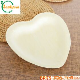 El FSC certificó el modelo disponible Eco del cordón de las placas del bocado de madera de abedul de 8 pulgadas biodegradable amistoso para los acontecimientos del partido