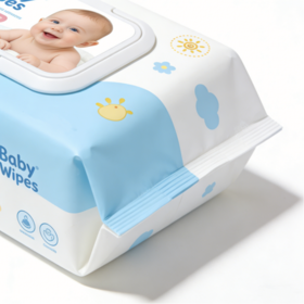Lingettes Nettoyantes pour Mains et Visage Bébé - pH Équilibré, Hypoallergénique, Douces pour Peau Délicate - Bon Service