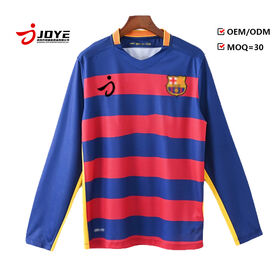 Good service Long sleeved football jersey for Brazil, Argentina, Barcelona Football Club