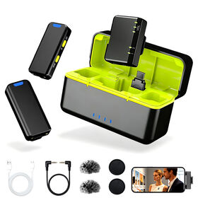 Usine En Gros MIC MINI Microphone Lavalier Sans Fil 8g Ultra-léger AI Réduction Du Bruit 300m pour iPhone Android Voyage Vlog Mic