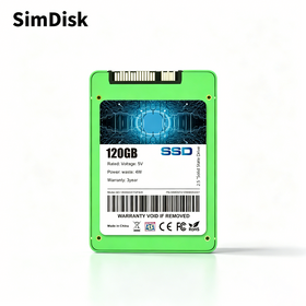SimDisk SSD SATA3 2.5" Grosir, 128GB-2TB, NAND 3D Berkualitas Tinggi, Drive Solid State Internal untuk PC Desktop & Laptop