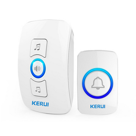 Kerui M525 Hot Sale Smart Wireless Waterproof Doorbell Home Security 200m Long Range 32 Ringtones 4-Level Adjustable EU/UK/US