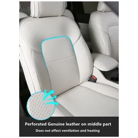 Custom Made Ensemble Complet Toutes Saisons Housse de Siège de Voiture 3 Rangées 6-7-8 Sièges De Luxe Haute Qualité En Cuir Fit pour 2007-2024 LINCOLN