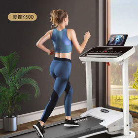 Wholesale Foldable Electric Treadmill Silicone Shock Absorption Quiet Motorized Walking Pad Smart Home Gym Indoor Running Machine