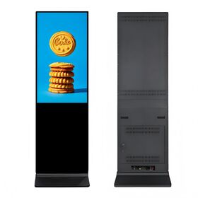 Stand-Digital-Signage-Systeme mit Touchscreen, 32-85 Zoll LCD-Werbespieler Kiosk für Hotellobbys und Banken