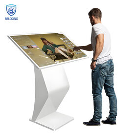 55-Zoll OEM ODM Stand-Kiosk mit interaktivem Touchscreen für Android und Windows