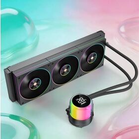 SOEYI N060 360mm AIO Liquid Cooler 7th Gen Pump TDP 300W for i9/R9 CPU Large Fan 109.5mm Low Noise 36.5dBA Leak-Proof Warranty