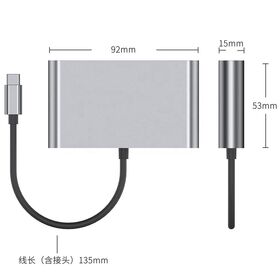 Original Fabrik 4 in 1 USB C Dock Typ C auf RJ45 (100 Mbit) HDMI USB 3.0 PD für Mac