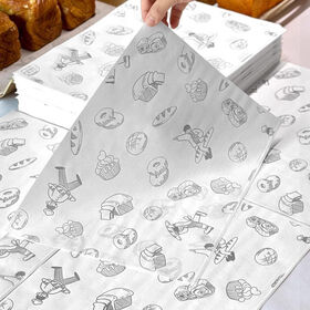Personnalisé Sandwich Hamburger Pain Papier D'emballage Sulfurisé Écologique Papier Cuisson Jetable Papier Oilé Emballage Alimentaire