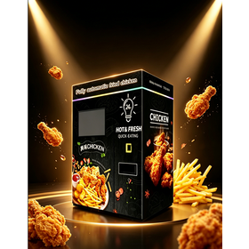 Junxin Automatique Frites Distributeur Automatique En Acier Inoxydable Coin Paiement Conforme ADA SDK Pris En Charge De Cuisine Distributeur Vendeur