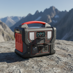 Generator Surya Portabel Outdoor Camping Kapasitas Tinggi 499.5Wh Baterai Lithium Pure Sine Wave Power Station 500W