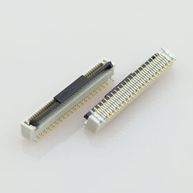 Conector FPC 0.5-40P tipo escalonado, altura 5.5mm, SMT, chapado en oro, hembra resistente a la temperatura