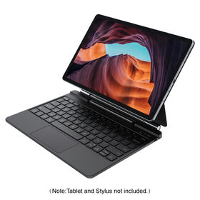 Floating Keyboard Case One Touch Dex Mode Three Layer Oil Stain Protection Hover Angle Adjustment for Samsung Galaxy Tab 12.4 inch