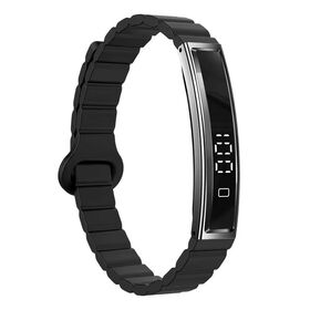 IP67 Wasserdichtes Smart Band mit OLED Digitalanzeige, Aktivitätstracker, Herzfrequenzmonitor, Anruferinnerung, Beschleunigungsmesser für Android