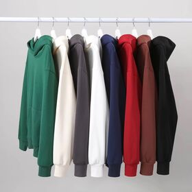 High-quality extra-large 460gsm 100% cotton Green hoodie men white hoodie men gray hoodie men s