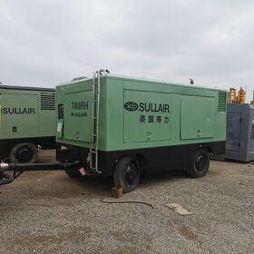 Compressor de ar DPQ780RH usado com motor CUMMINS, 20,7 bar, 22,1 m³/min. Compressor de ar usado 690.