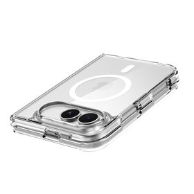 Funda plegable transparente magnética a prueba de golpes para iPhone 18, con cubierta trasera resistente a los arañazos, para iPhone Ultra