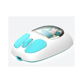 Mouse Optik Nirkabel Isi Ulang Terbaru 2023 dengan Baterai Internal 400mAh untuk Laptop