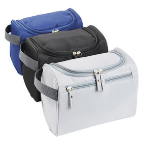 china men travel toiletry bag Not Made In China) For Men, Organizer and Dopp Kit, Waterproof Shaving Bag for Toiletries and Accessories, Interior Compartments and Pockets, Black, Medium, Toiletry Bags Fashion lotion etc Premium Nylon Men Travel Toiletry