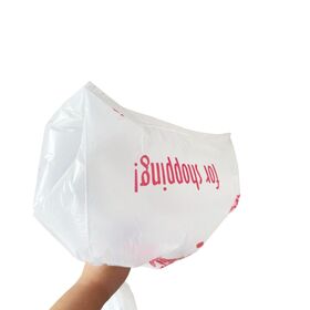 Bulk HDPE chaleco/camiseta bolsas con asas personalizables sacos de compras al por menor para los mercados, boutiques y órdenes para tomar (OEM/ODM)
