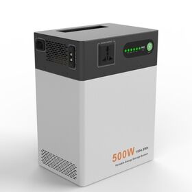 Generator Energi Surya Portabel 1kWh 500W untuk Berkemah Off-Grid, Sistem Energi Surya Lifepo4 Luar Ruang, Stasiun Daya Cadangan UPS