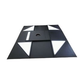 Boîte Créative pour Vin Rouge, Rigide Pliable, Couvercle Latéral Magnétique, Éponge, Pelliculage Mat, Boîte Cadeau Écologique en Carton pour Vins