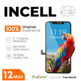 Suku Cadang Perbaikan Berkualitas Tinggi untuk iPhone 12 Mini dengan Gamut Warna Tinggi dari Pabrik OEM