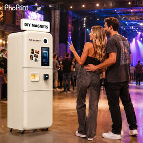 Wholesale Automatic Selfie Photo Booth with Camera Instant Photo Printing Making Photo Fridge for Shopping Center Party and Events