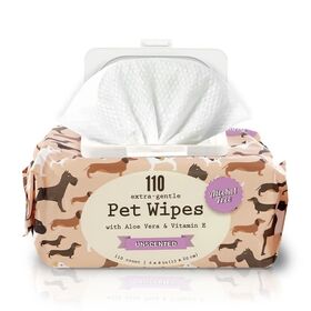 Toallitas de limpieza húmedas para mascotas OEM de bambú a base de plantas Pasteles durables Paquete grande Hoja suave al tacto Formulación natural