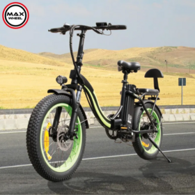 Vélo électrique pliable 48V-20 pouces Fat Tire Ebike avec batterie au lithium, vélo de mobilité électronique intelligent à 7 vitesses
