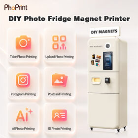 New Trend Design Selfie Photo Printer Machine Fridge Magnet Photobooth for Bar Event Shopping Mall