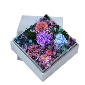 OEM Willkommen Muttertag Geschenke Konservierte Blumenbox mit Grado A Ewigen Blumen