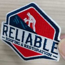 Patch Bordir Kualitas Premium dengan Tepi Merrow Berkelanjutan atau Detail Restorasi Atap Bersertifikat OEKO-TEX Sangat Baik