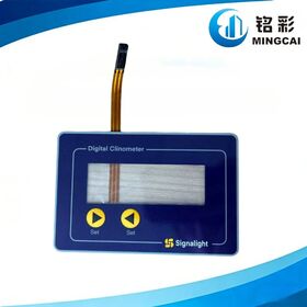OEM Silk Print Tactile Membrane Keypad With Display Window for Industrial Measuring Instrument FPC Touch Panel