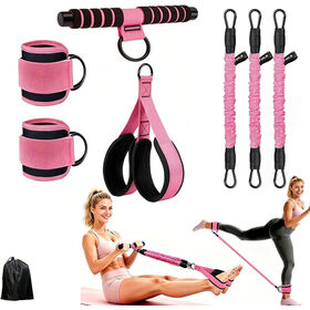 Wholesale Professional Foot Pedal Puller Upgrade Resistance Band with Handle Multifunctional Fitness Gear for Home Gym Training