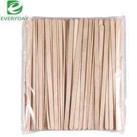 High Quality Birch Wood Coffee Stirrer 140mm Eco-Friendly Disposable FSC Certified Stir Stick for Commercial Use
