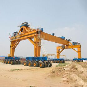 Hot seller Electric RTG Wheeled Movable 20ton 30 Ton 50 Ton Rubber Tyre Gantry Crane Price