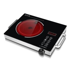 3500W High-Power Electric Cooktop, High Heat for Wok Stir-Frying, Compatible with All Cookware, Ceramic Cooktop