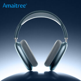 سماعات رأس بلوتوث Amaitree ANC مع وقت تشغيل 40 ساعة، سماعات رأس لاسلكية بلوتوث فوق الأذن، توريد فوري