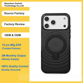 Custom Frosted Matte Ripper 360 Invisible Bracket Wireless Charging Magnetic Safe Phone Case for iPhone 17 18 Pro Max Cover