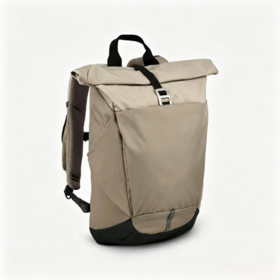 16-20L Rolltop Hiking Backpack Expandable Capacity, Breathable Back Panel, 13" Laptop/Water Pouch Compartment, 8 Pockets