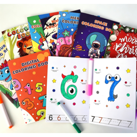 Printed Children Educational Book Kids Coloring Books Drawing High Quality Custom Students Book for School Use