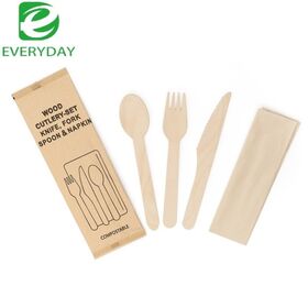 FSC Certified Biodegradable Birch Wood Tasting Spoons 16cm Eco Friendly Disposable Cutlery for Parties and Camping